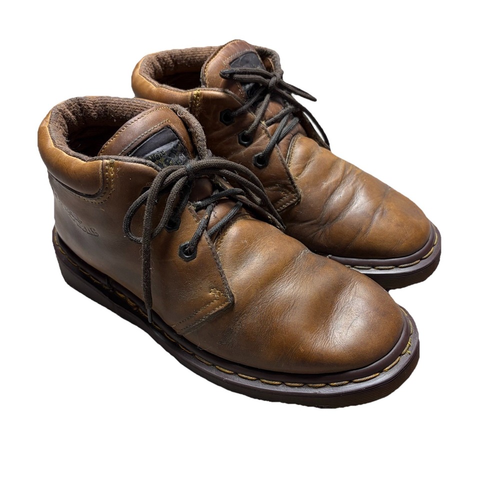 Dr Martens Docs Vintage 8057 Chukka Boots Size 7 M 8 W Brown Leather England